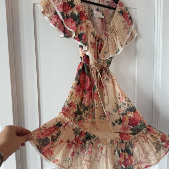 Zimmermann Floral Linen Dress - Picture 3 of 4